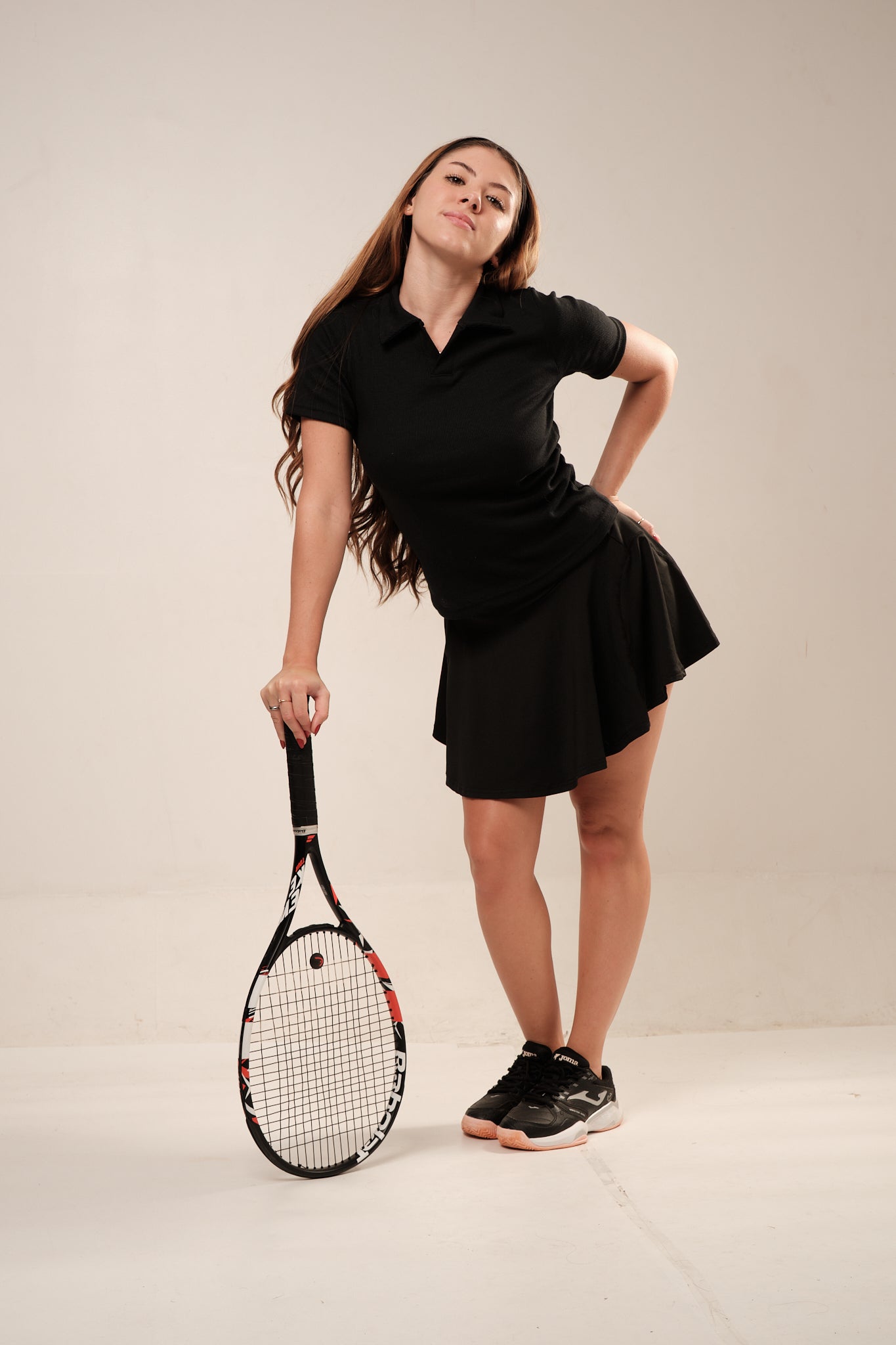 Polo Soho Mahooh — Polo Feminina em Ribana Canelada · Decote V