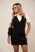 Polo Soho Mahooh — Polo Feminina em Ribana Canelada · Decote V